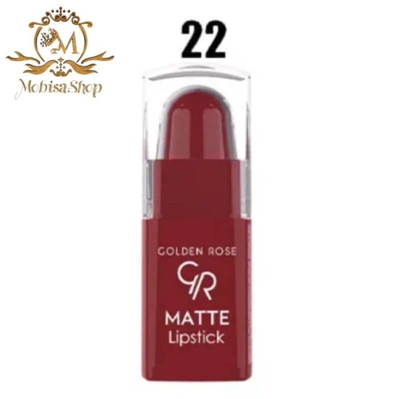 رژ لب مات مینی گلدن رز Matte Lipstick