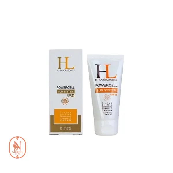 کرم ضدآفتاب رنگی اچ لابراتوریسSPF50