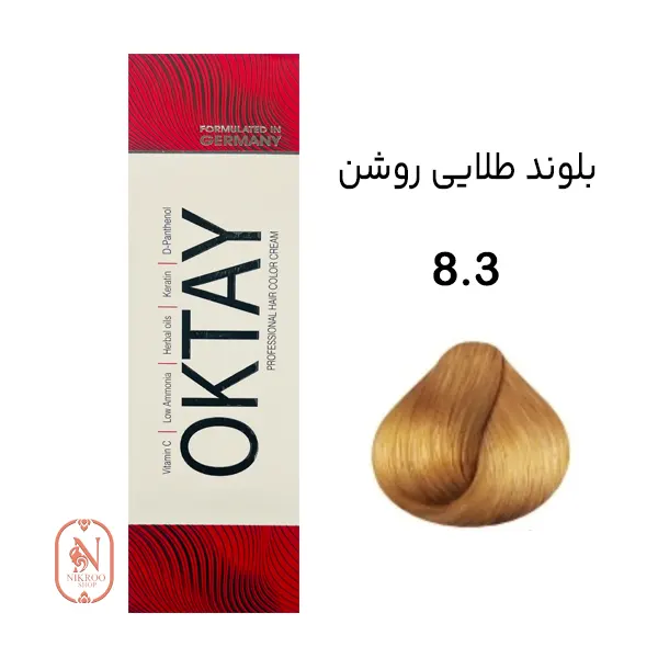 رنگ مو 8/3 OKTAY