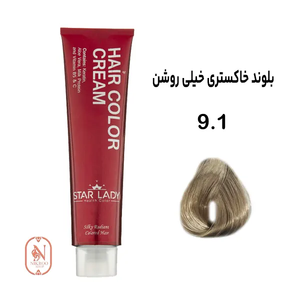 رنگ مو 9/1 STARLADY