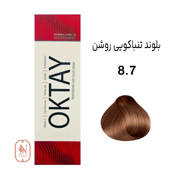 رنگ مو 8/7 OKTAY