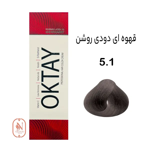 رنگ مو 5/1 OKTAY