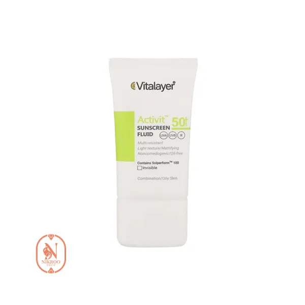 فلوئید ضد آفتاب اکتی ویت ویتالیر SPF50 حجم 50 میل