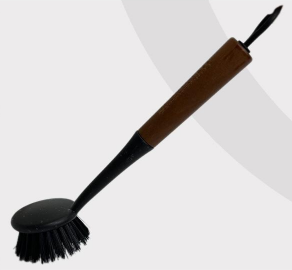 فرچه سینک گرد WS طرح دسته چوب مشکی کد 5005 (پس کرایه)