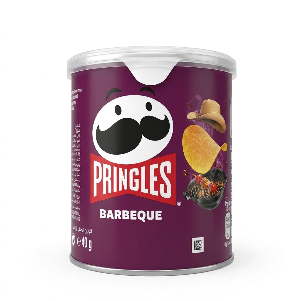 مینی چیپس پرینگلز باربیکیو 40 گرم Pringles Barbeque Mini