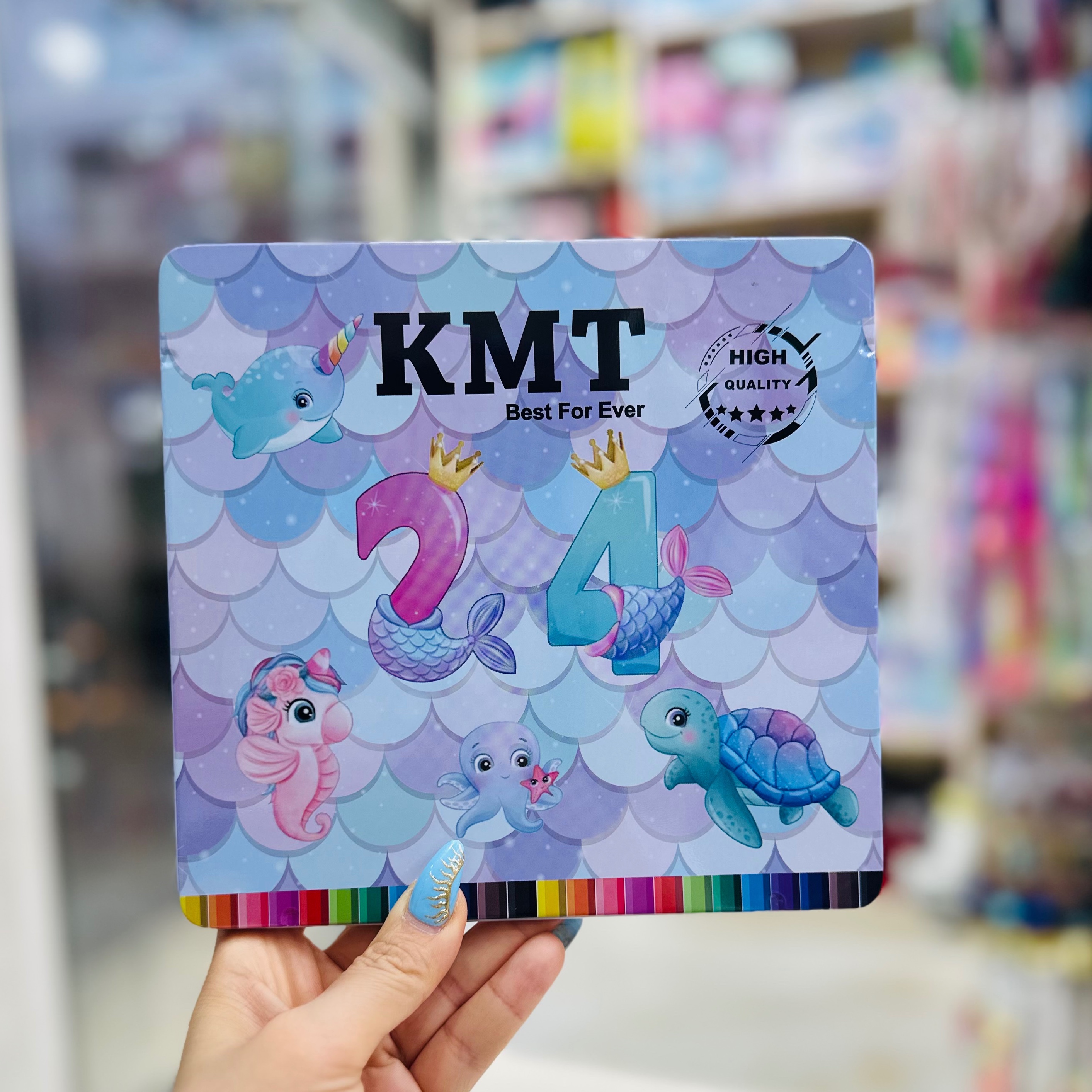 مدادرنگی جعبه فلزی 24kmt