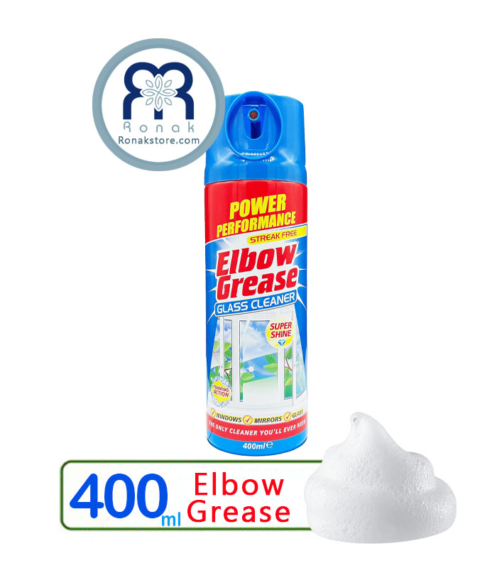 فوم شیشه پاک کن البوگریس Elbow Grease حجم 400 میل