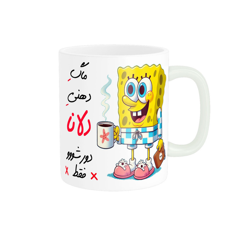 ماگ ناریکو مدل لیوان شخصی طرح اسم دلانا کد 013726