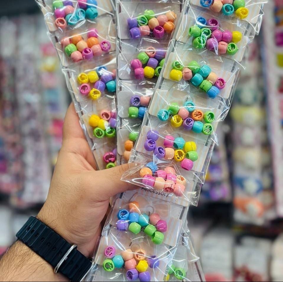 مهره مو فانتزی پاستیلی ، مناسب بافت و تزیین مو