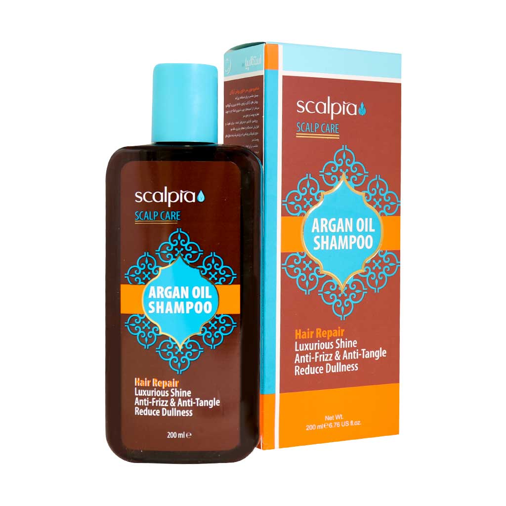 شامپو موی سر حاوی روغن آرگان مدل ARGAN OIL حجم 200 میل اسکالپیا - SKALPIA
