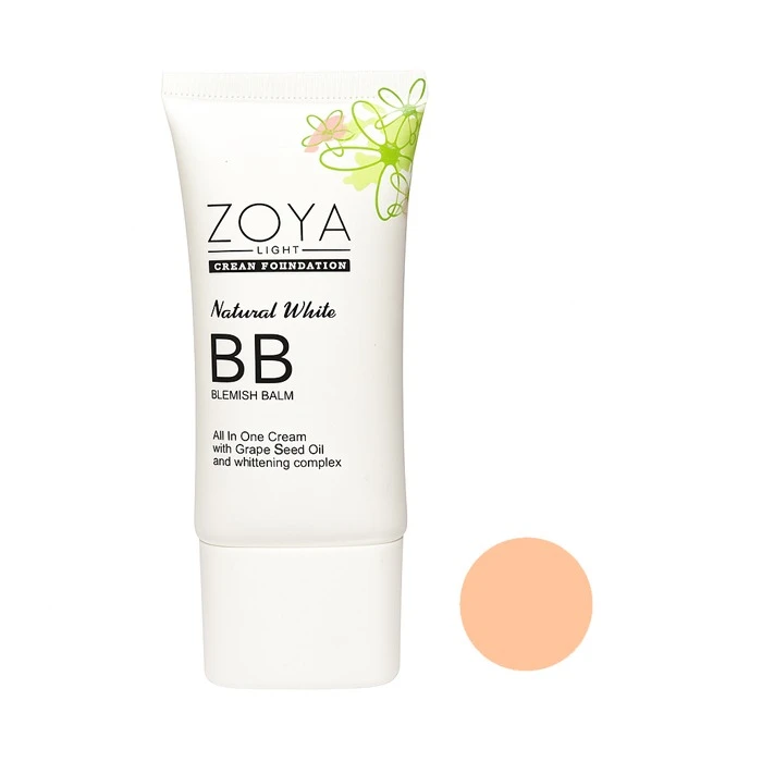 کرم پودر بی بی فاقد چربی شماره ZBB 01 حجم 35 میل زویا - ZOYA
