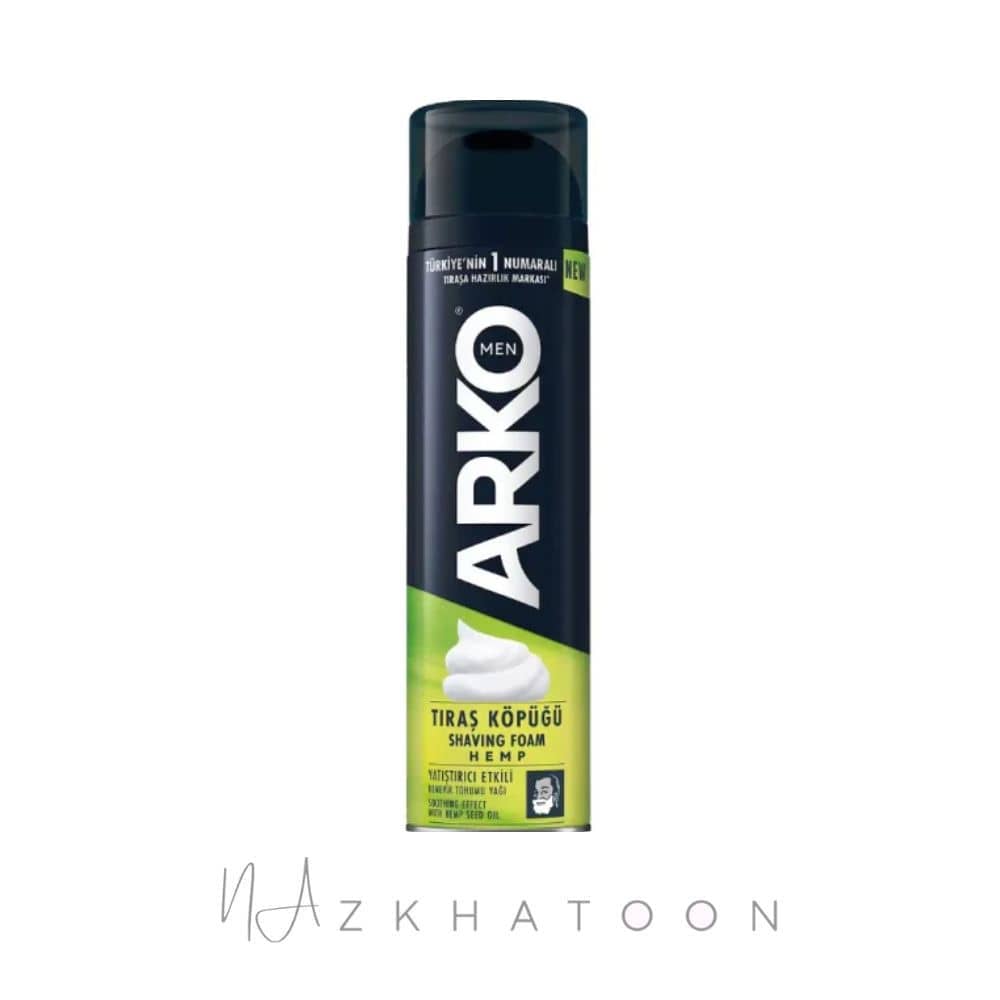 فوم اصلاح آرکو من مدل همپ | Arko Men Hemp Shaving Foam