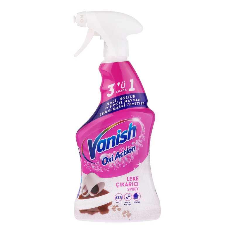 اسپری لکه بر مبل و فرش ونیش(Vanish) مدل Oxi Action 3 in 1 حجم 500 میلی لیتر