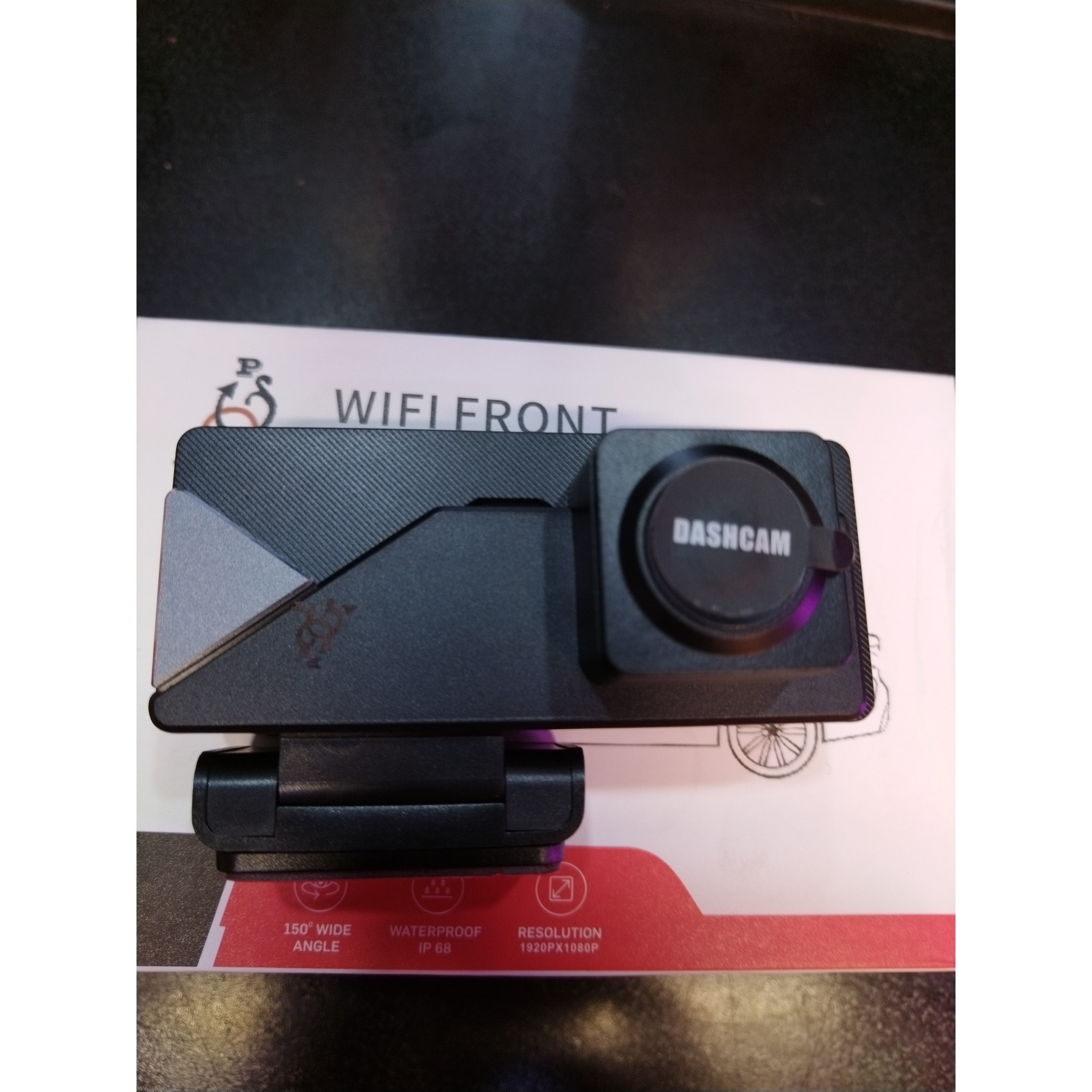 دوربین ثبت وقایع خودرو DASHCAM درجه1 وای فای دار تک دوربین