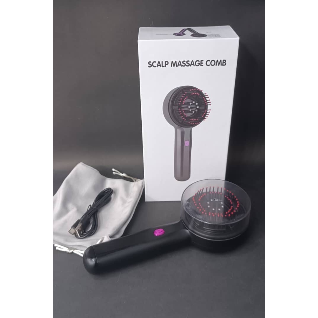 ماساژور سر مدل شانه scalp massage comb (رنگ مشکی ، نقره ای، قرمز) FH-918