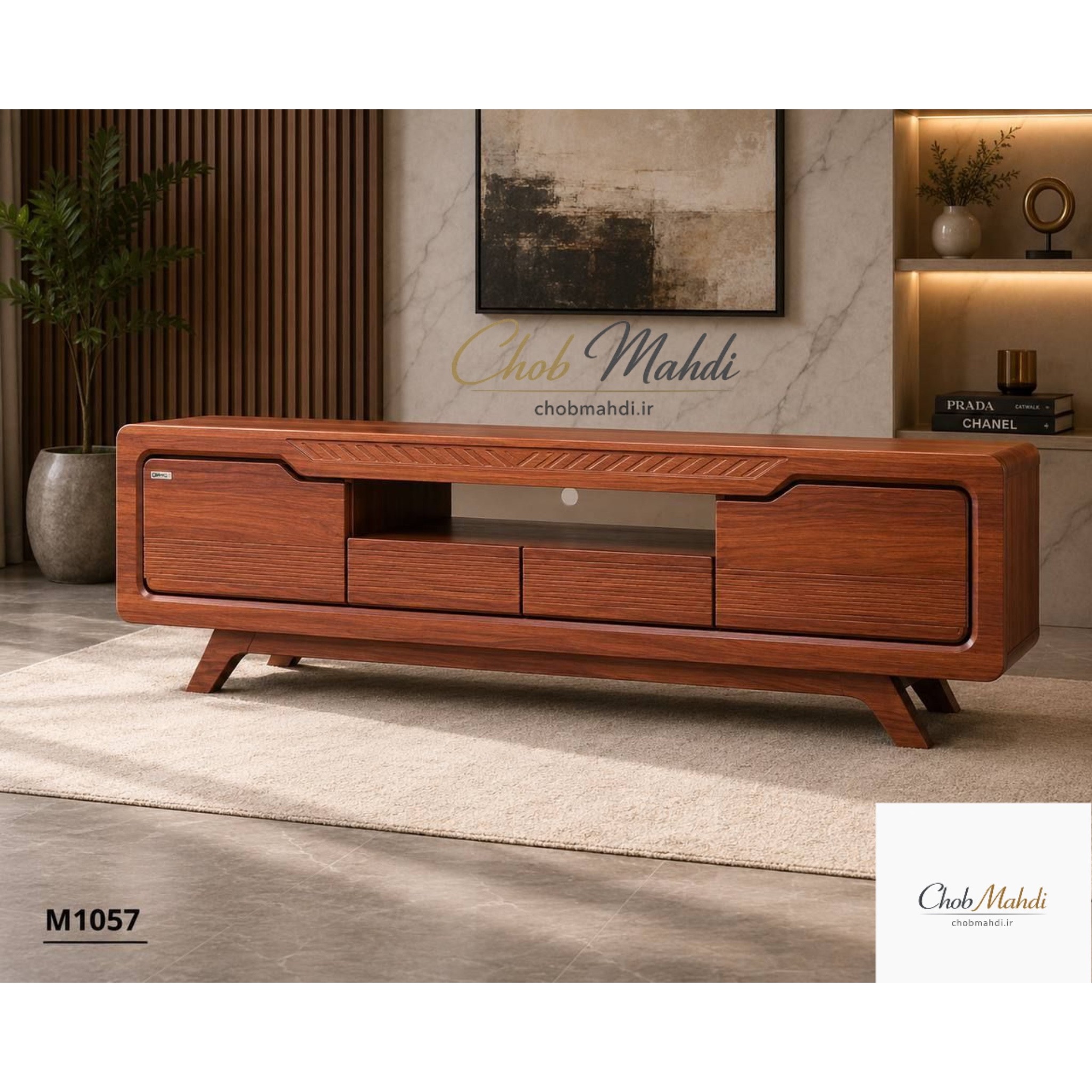 میز تلویزیون 170 MDF وکیوم کد M1057