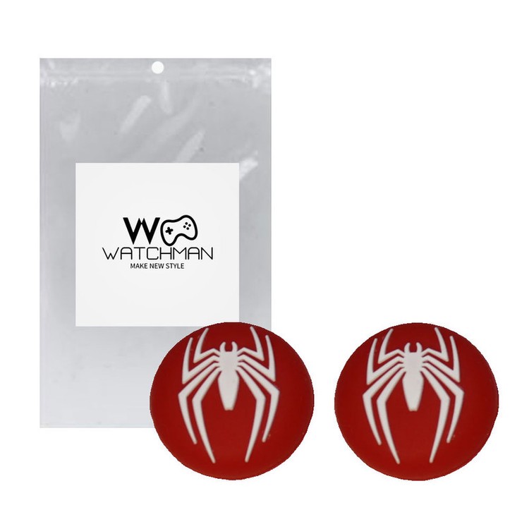 روکش آنالوگ دسته پلی استیشن 4 5 واچ من مدل Spider بسته دو عددی
