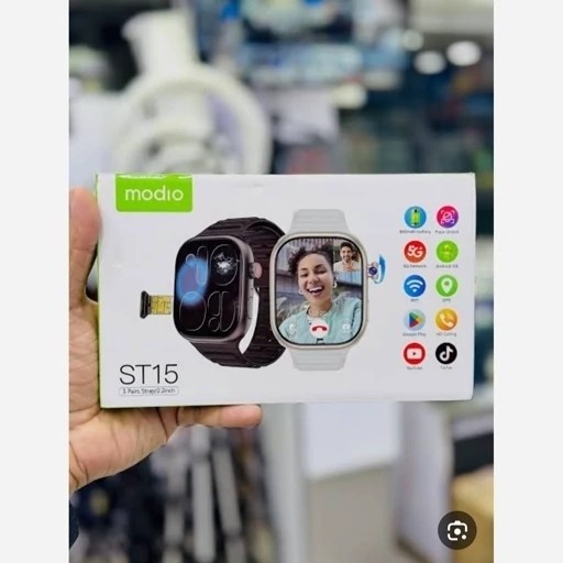 ساعت هوشمند سیمکارت خور ST15 5G دوربین دار ریجستری قیمت عالی