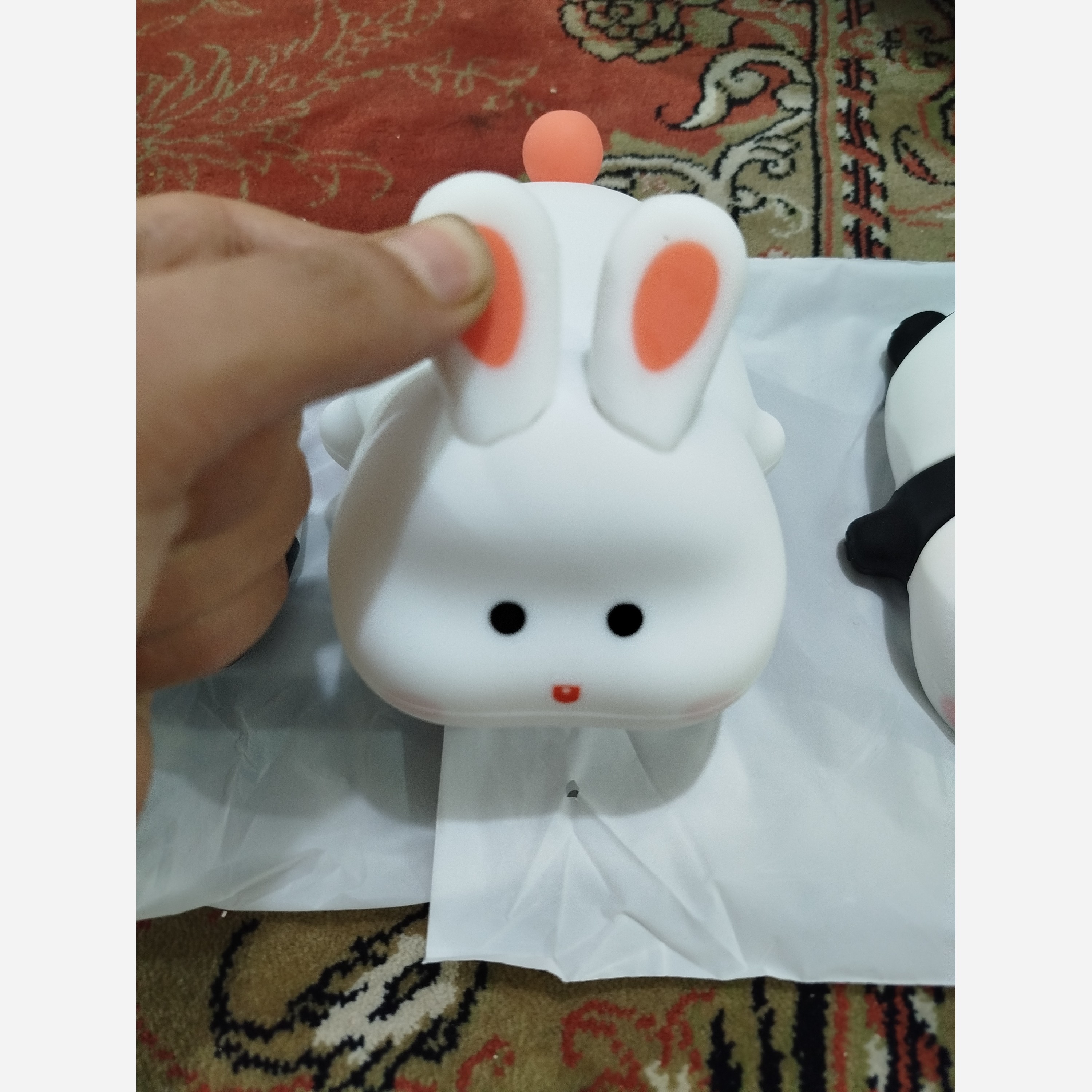 چراغ خواب سیلیکونی خرگوش اصل چند رنگ قیمت عالی