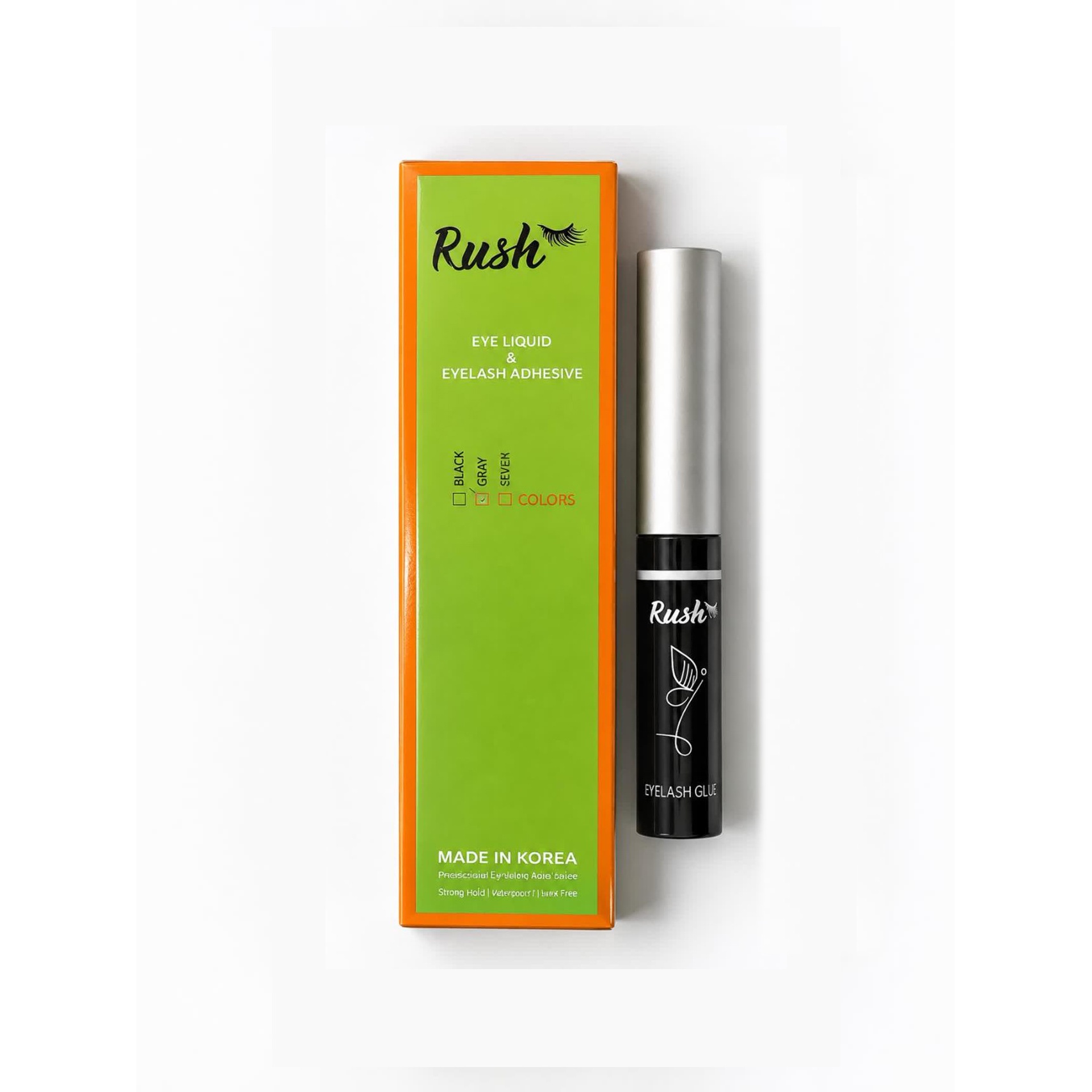 چسب مژه مصنوعی مدل قلمی RUSH ضد حساسیت حجم 7 گرم