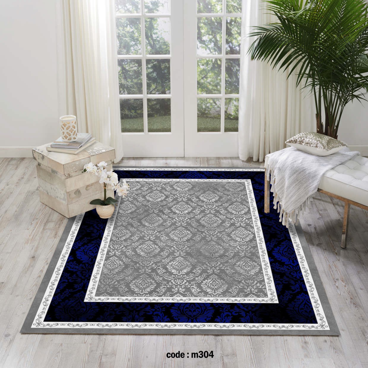 روفرشی کشدار (کاور فرش) و فرشینه و پادری کالای خواب متین کد m 304