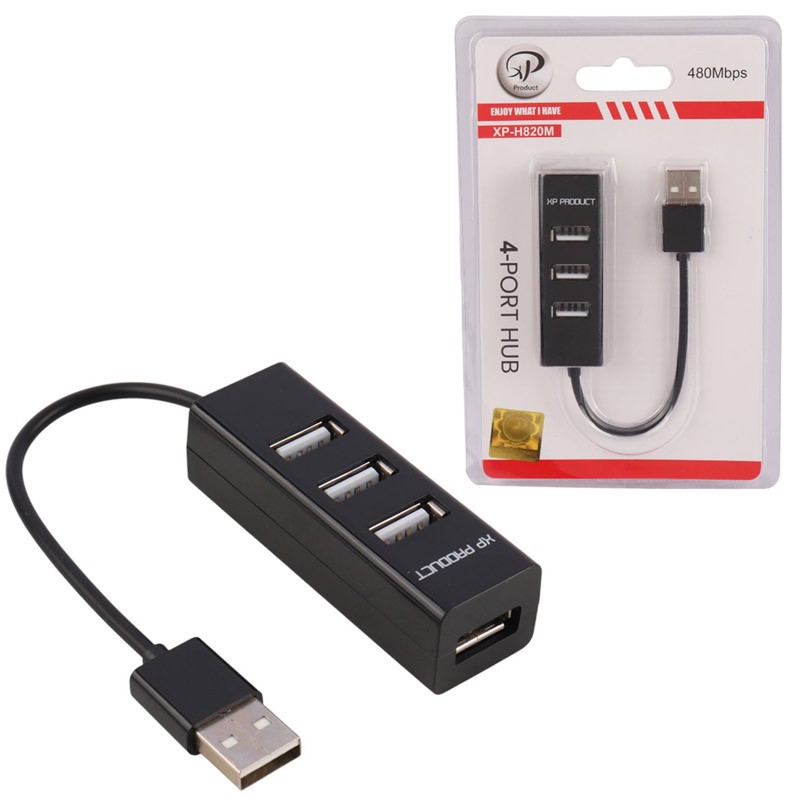 هاب 4 پورت USB 2.0 ایکس پی پروداکت مدل XP-H820M