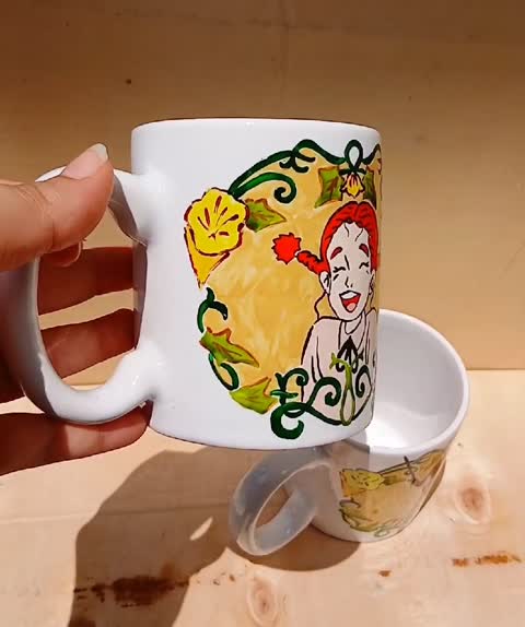 ماگ ویترای(نقاشی شده)