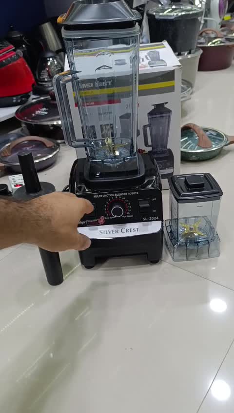 مخلوط کن و آسیاب سیلور کرست 1500وات SL-2024