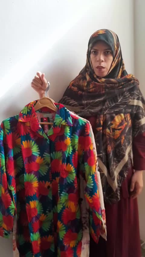 تونیک مانتو نخی تایلندی شسته شده
