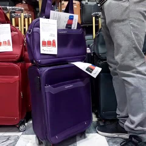 چمدان وارداتی 4چرخ جداشو balman سایز کوچک کاوردار