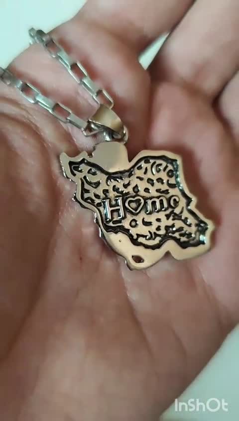 گردنبند نقشه ی  ایران 