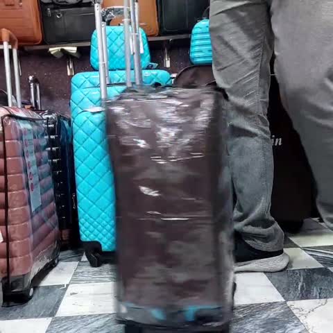 چمدان نشکن پلی پروپیلن وارداتی سایز کابین با دو عدد کاور 