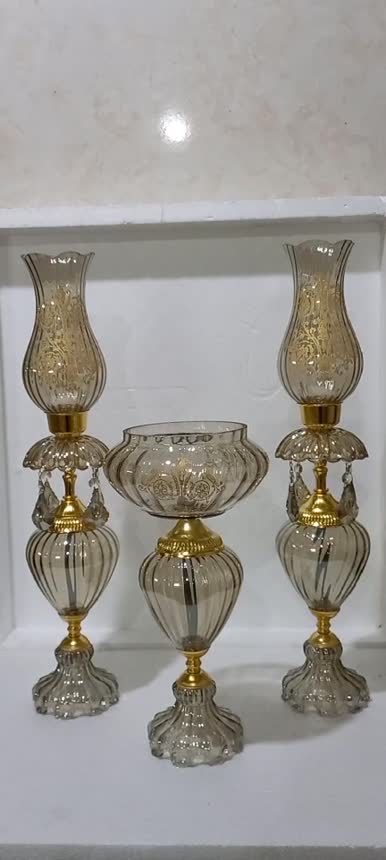 شمعدان و شکلات خوری لاله،بلند،شیک،جدید یونیک، هزینه ارسال پس کرایه