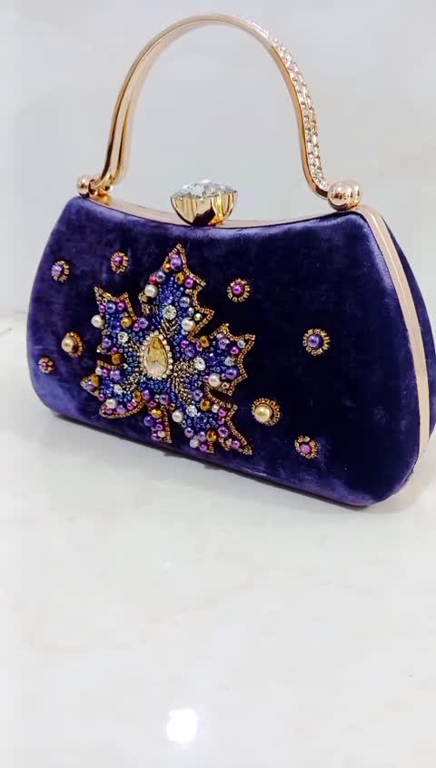 کیف کلاچ جواهردوزی