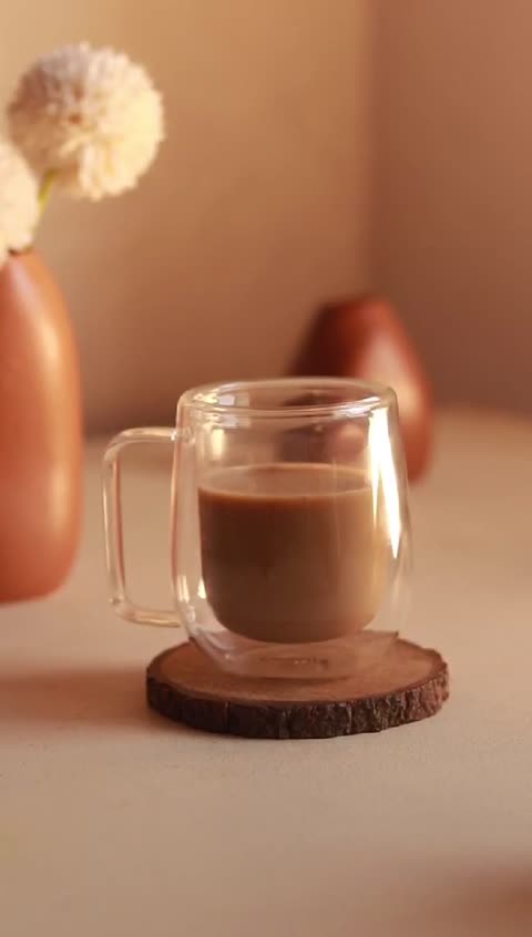 لیوان دوجداره پیرکس وارداتی