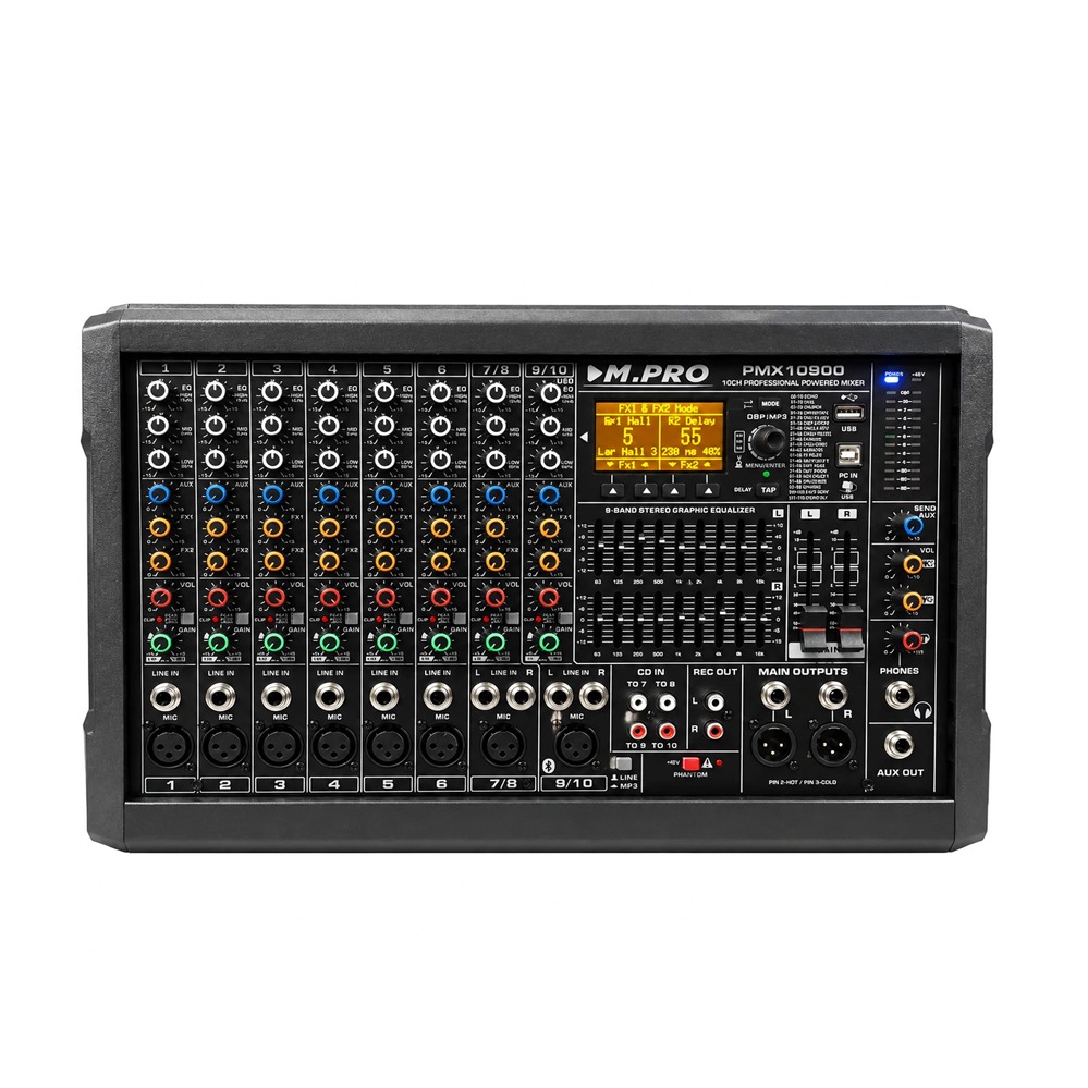 پاور میکسر حرفهای ام پرو Mpro مدل PMX10900 با ا افکت دایناکورد