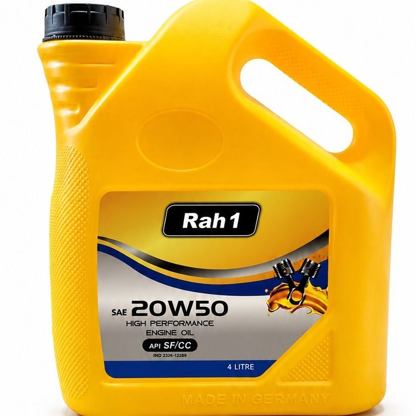 روغن موتور بنزینی دیزلی راهوان 20w50 SF/CC حجم 4لیتر 