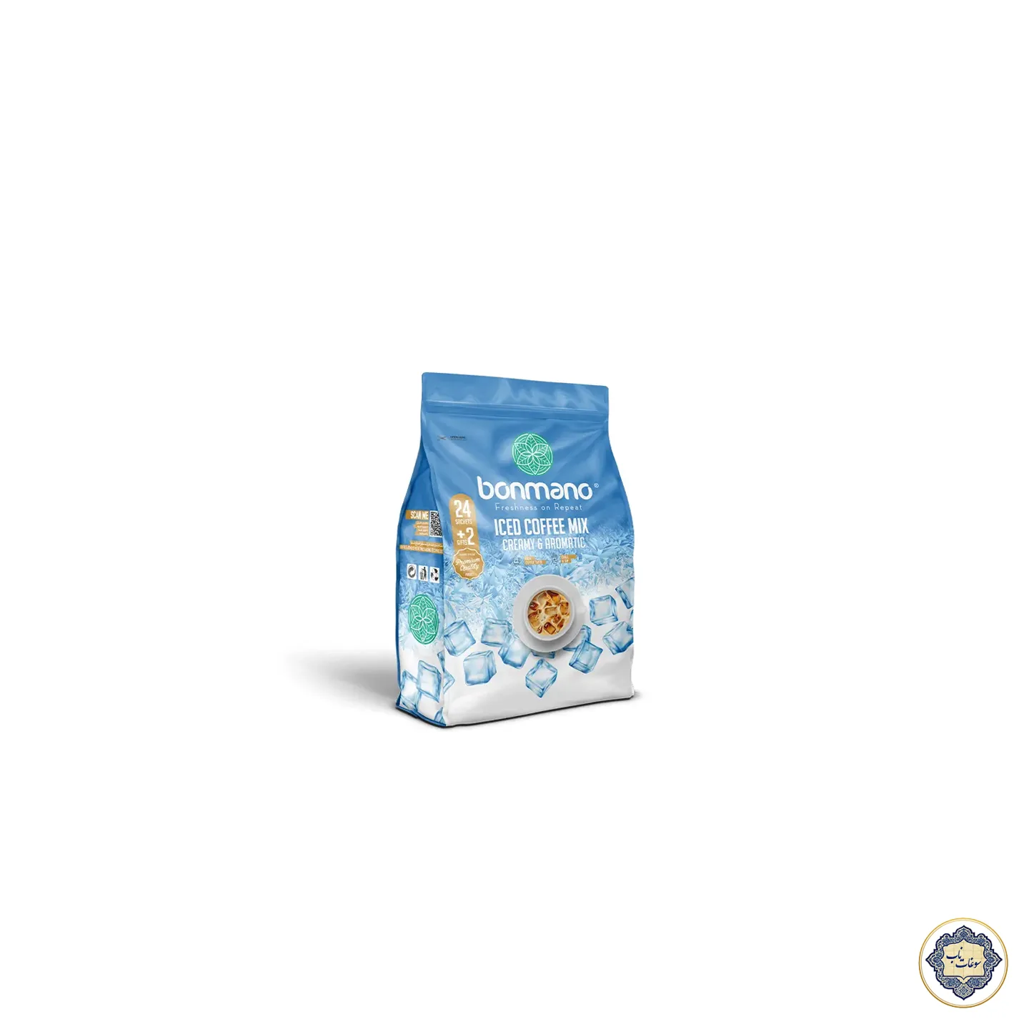 پودر قهوه آیس کافی بن مانو - 24 عدد 480 گرم
