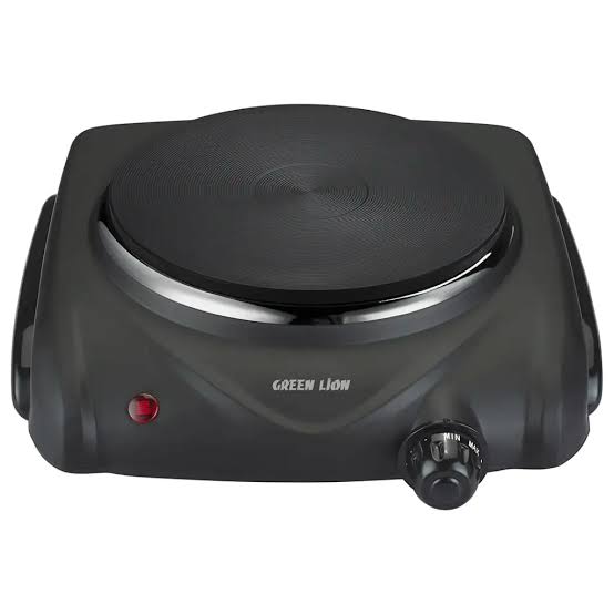 اجاق برقی 1500 وات گرین لاین Green Lion Electric Stove Single Hot Plate GNESSING42BK