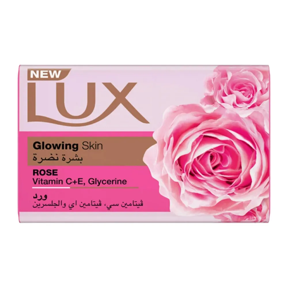 صابون لوکس Lux Glowing Skin Rose با رایحه گل سرخ حجم 170 گرم