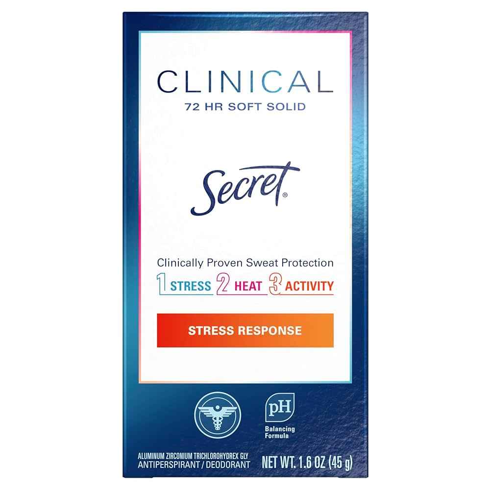 استیک ضد تعریق سکرت Secret Clinical 72h stress response stick حجم 45 گرمی