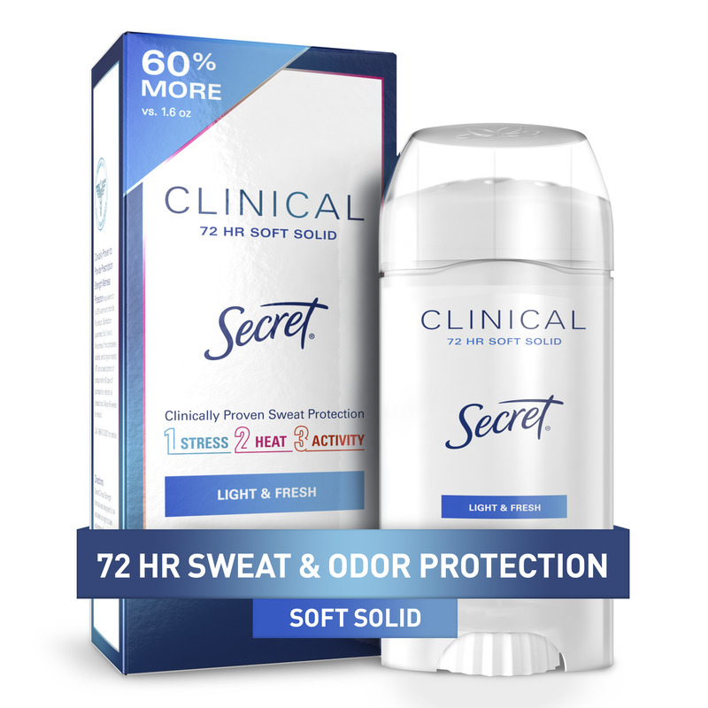 استیک ضد تعریق سکرت Secret Clinical 72h light & fresh stick حجم 45 گرمی