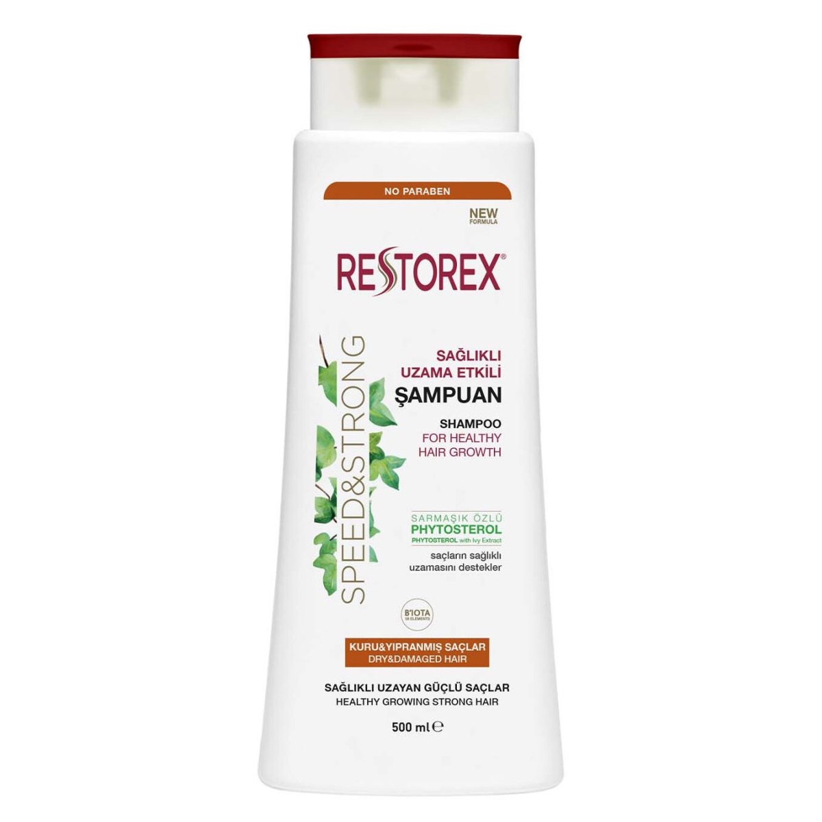 شامپو مخصوص موهای خشک و آسیب دیده رستورکس RESTOREX حجم 500 میل