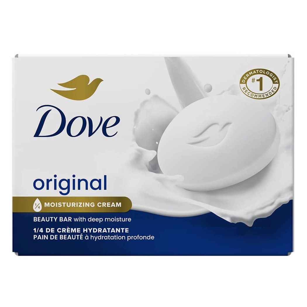 صابون داو رایحه شیر مدل Dove Original وزن 135 گرم