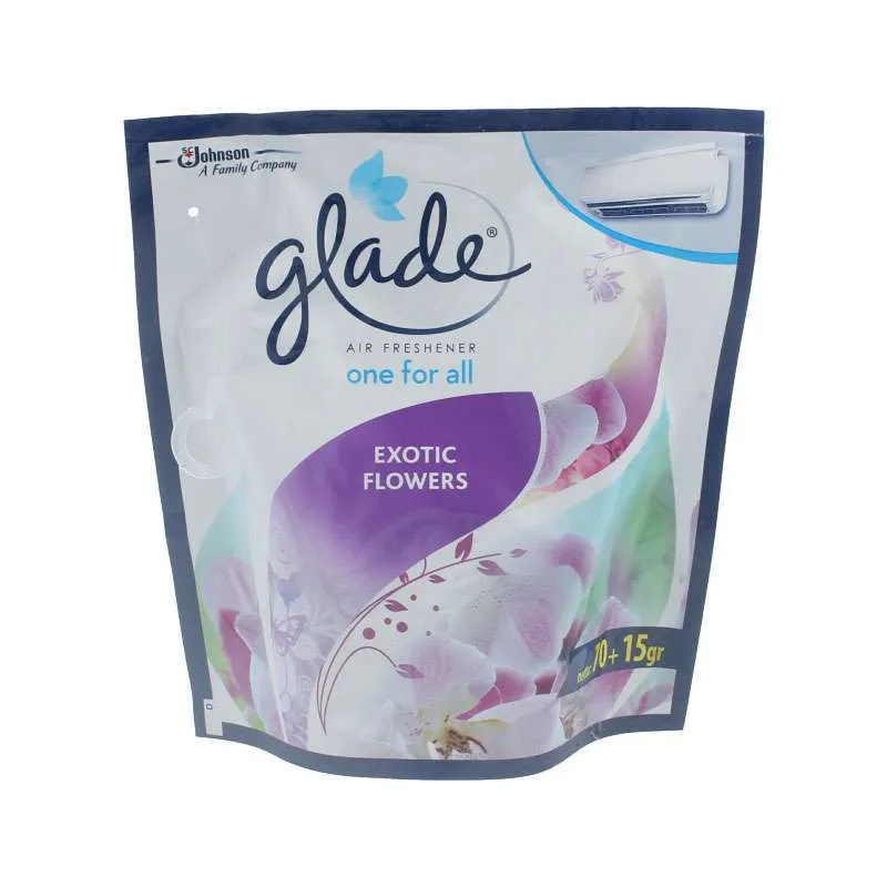 خوشبوکننده هوا گلید رایحه گل های خاص Glade One For All Exotic Flowers حجم 75 گرم