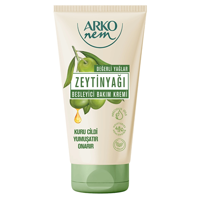کرم مرطوب کننده و آبرسان دست و صورت آرکو نم ARKO nem حاوی روغن طبیعی زیتون حجم 60 میل