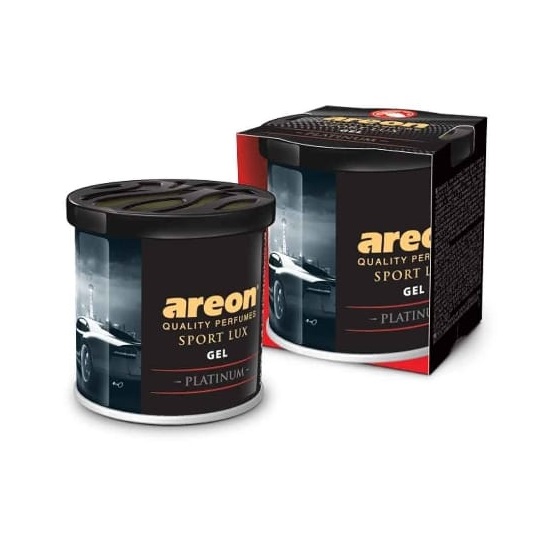 خوشبو کننده و بو گیر کنسروی آرئون AREON Gel Sport Lux Platinum رایحه لوکس پلاتینیوم وزن 80 گرم
