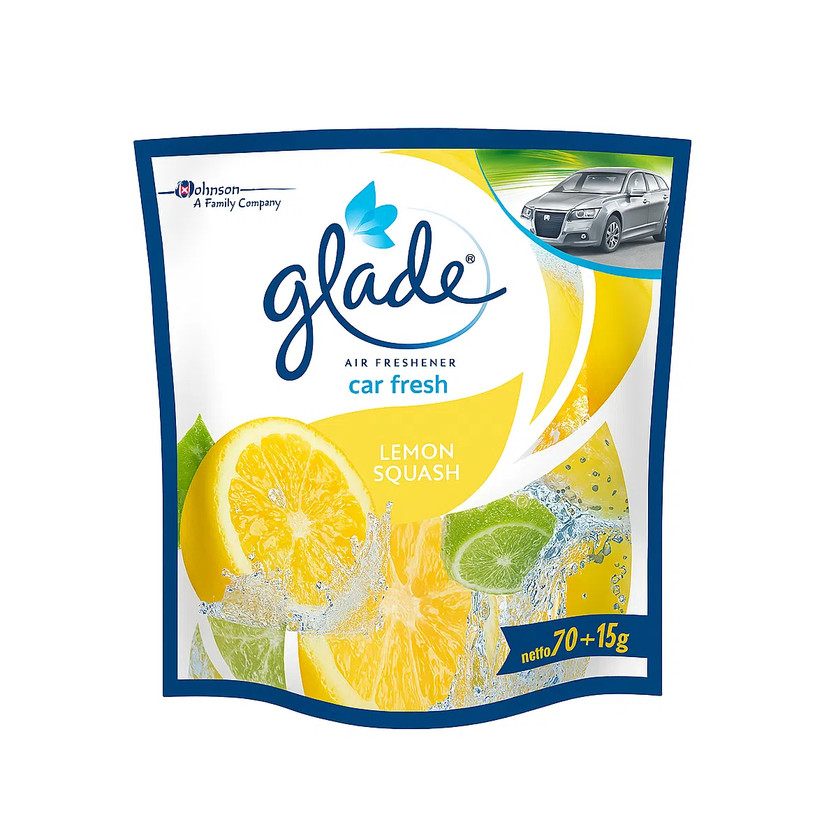 خوشبوکننده خودرو گلید رایحه glade LEMON Squash حجم 75 گرم