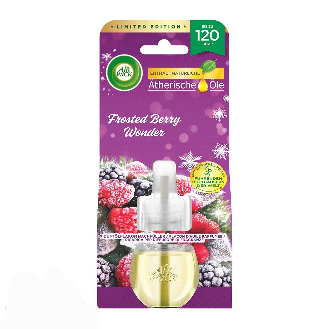 یدک دستگاه خوشبو کننده برقی ایرویک Air wick رایحه تمشک یخ زده ماندگاری 120 روزه