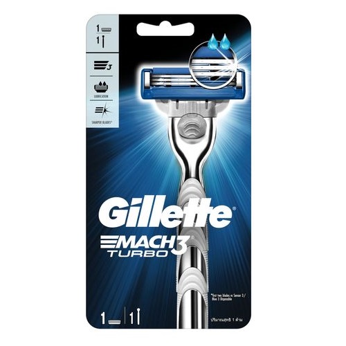 خودتراش مردانه ژیلت Gillette Mach3 Turbo بسته 1 عددی